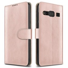 YLYT TPU Rosso Flip con Silicone Bumper Alta qualità in Pelle