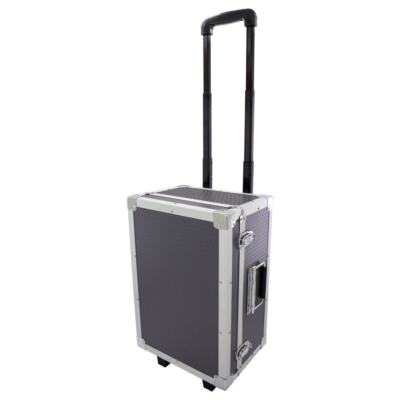 Radflugkoffer Werkzeugkiste Trolley Transport Teleskop Greifen Reise 44x22x30cm