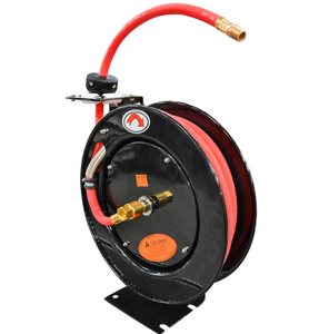 Low Pressure Air Water Hose Reel 3 8 Inch Inlet Outlet 25 Feet