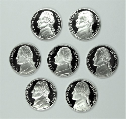 1992, 2000 - 2020 PROOF JEFFERSON NICKEL SET 31 BEAUTIFUL DEEP CAMEO NICKELS - 第 1/3 張圖片