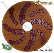 Eco Friendly 17 Inch Stone Polishing Pad Cheetah Made in the USA