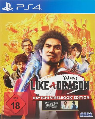 PS4 - Yakuza: Like a Dragon - Day Ichi Steelbook Edition - (NEU & OVP)