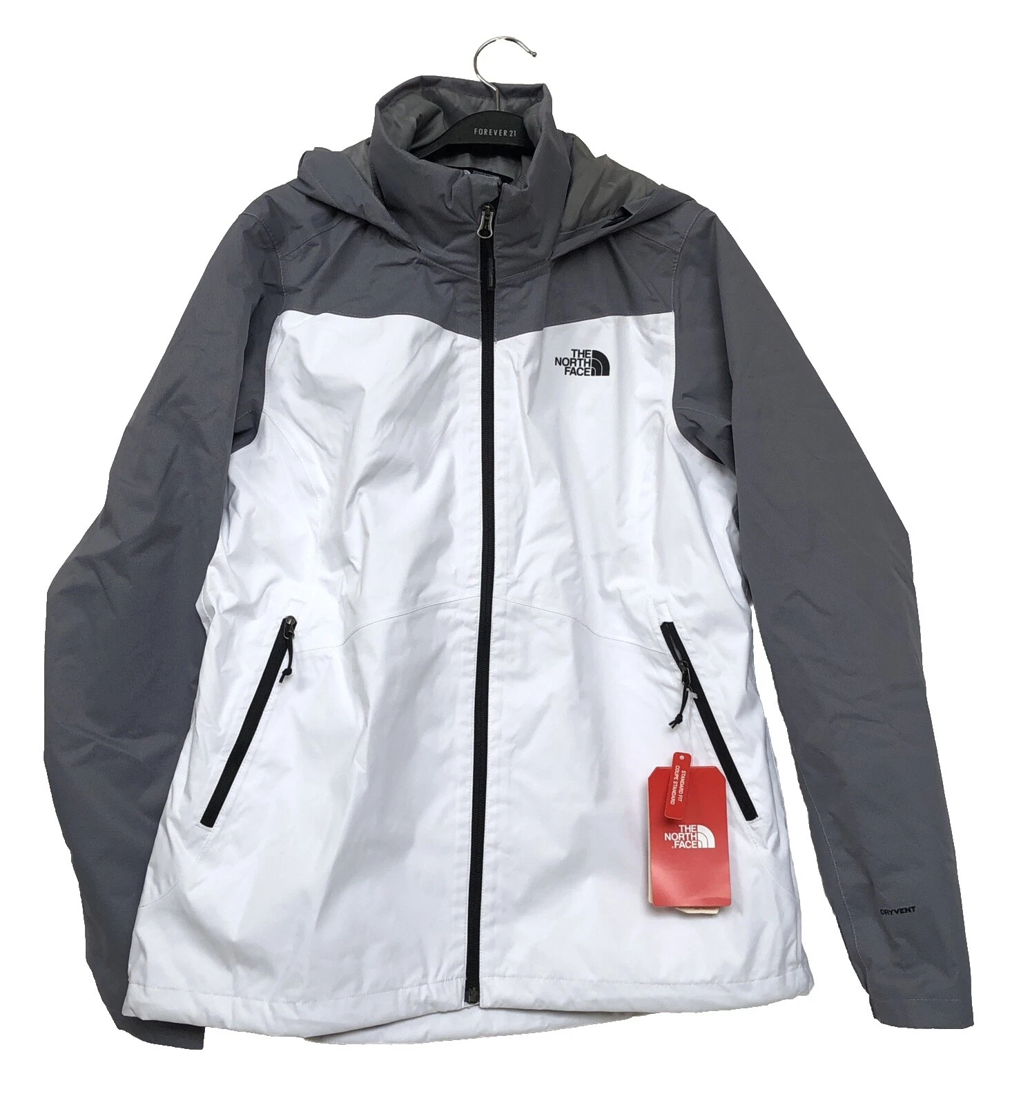 The North Face Branco Corta-vento Casacos, jaquetas e Coletes para mulheres