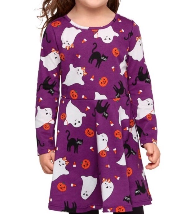 NWT Girl’s 2T The Children’s Place Halloween Print Dress eBay