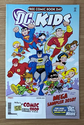 DC Kids MEGA SAMPLER 2010! Art Baltazar & Franco FCBD DC Comics store stamp vfnm