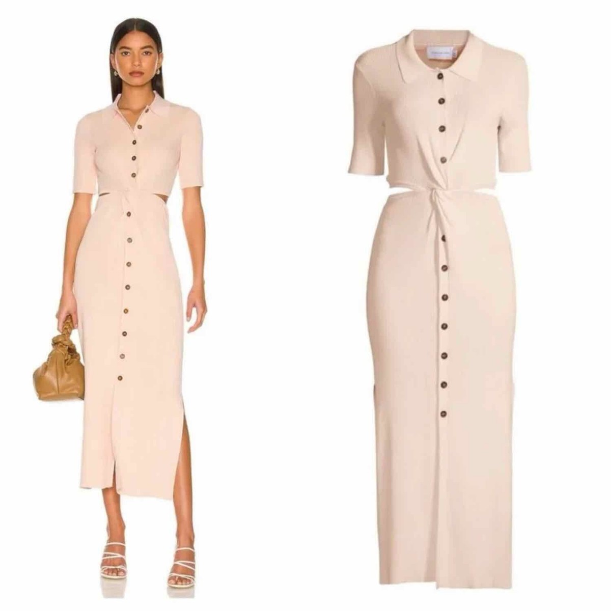 significant other delta knit dress Significant Other Delta Knit Dress - Apricot