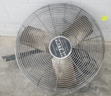 PATTON 1010MP HEAVY DUTY INDUSTRIAL FAN 24" 120V 275W 2A W/ MOUNT MODEL 2430W-G