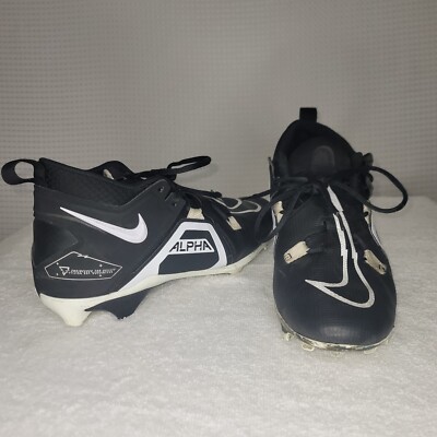 Nike Alpha Menace Pro Football Cleats Sz 12 Stability Frame Engineered Agility