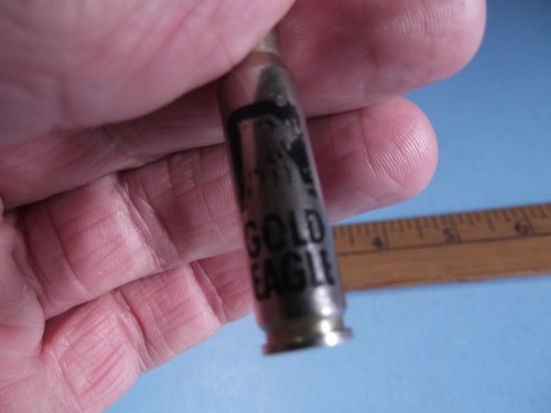  Old Unique Collectible Keychains 2"in Metal Gold Eagle Bullet - Bild 5 von 6
