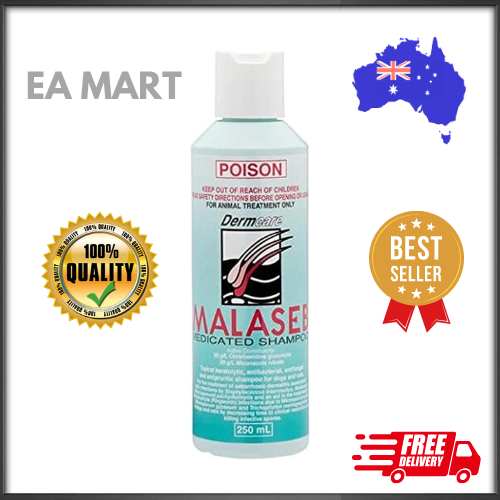 Malaseb Medicated Shampoo 250ml Dogs and Cats Dermcare Free Shipping eBay