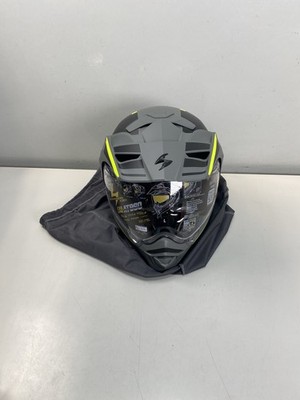 Scorpion Exo-AT960 Modular Motorsports Helmet - Large - Gray-Hi-Viz