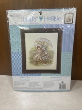 Bucilla PlaidHolly Hobbie Best Friends Cross Stitch Kit 2007 45211 NIP NOS