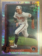 2025 Topps Chrome Colton Cowser Gold Cup Logofractor Parallel #44