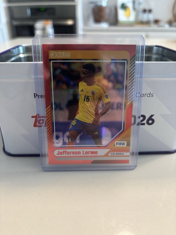 2024-25 Panini Donruss Fifa - Optic Jefferson Lerma #89 Pink Velocity Prizm /99