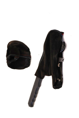 BMW OEM E30 84-92 Suede Emergency E Brake Handle Lever & Shift Boot Tri Color
