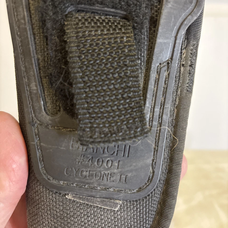 Bianchi #4001 Size 5 Cyclone II Black Nylon Holster - Image 3 of 4