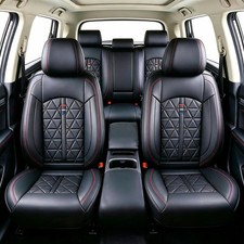 F�r BMW 5er X3 AutoSitzbez�ge Kunstleder Komplettset Wasserdicht Robust PU-Leder