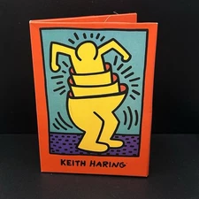 KEITH HARING NOTECARDS With Envelopes 2 Designs - 5 Cards And Envelopes In Total