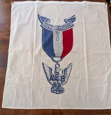 Vintage WWI/Mid-Century BSA EagleScout Court of Honor Banner Flag Reliance Stamp