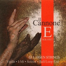 Il Cannone Soloist Violin E String - Carbon Steel: Medium 0.27, Removable Ball