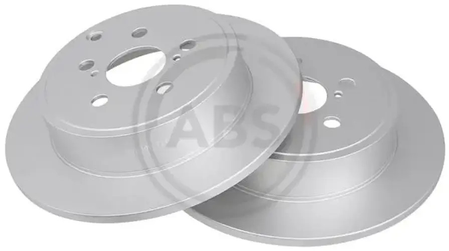 2x Brake disc solid 17512 A.B.S. for TOYOTA AVENSIS Estate AVENSIS Saloon