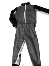Nike Jumpman 2 Piece Toddler Jogging Track Suit Gray Black White 2T