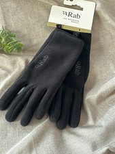 Rab Gloves Classic  Fleece Size Men’s XL Black Lightweight Brand NEW With Tags 