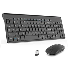 LeadsaiL Wireless Keyboard and Mouse Combo for Windows Laptop/Desktop/PC