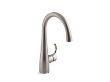 KOHLER K-22034-VS Simplice R Bar Sink Faucet Vibrant Stainless