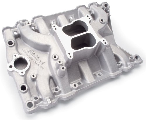 Edelbrock EDE2151 Dual Plane Aluminum Intake Manifold fits Oldsmobile V8 - Picture 3 of 10