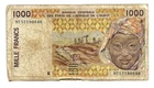 Senegal (P711Kg) 1,000 Francs 1997