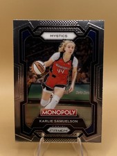 Karlie Samuelson 2024 Panini Prizm Monopoly WNBA #33 Washington Mystics Card
