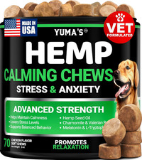 Advanced Calming Chews for Dogs - Hemp Dog Calming Chews - Anxiety Relief Treats