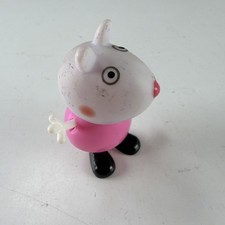Peppa Pig Suzy Sheep Figure Pink Dress 2003 Jazwares ABD Ltd Ent One UK Ltd