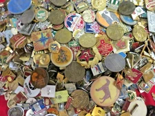 SET OF AWARDS and BADGES PIN SOVIET RUSSIA PROPAGANDA COMMUNISM USSR 200Pcs