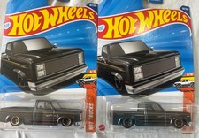 Hot Wheels Lot Of-2 83 Chevy Silverado     FREE SHIPPING