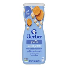 Puffs, Puffed Grain Snack, 8 Months, Sweet Potato, 1.48 oz 42 g
