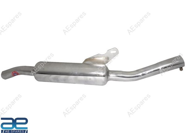 FüR Royal Enfield Electra Upswept Sports Auspuff Silencer Chrom Beschichtet Aes-image