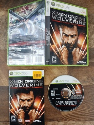 X-Men Origins: Wolverine Uncaged Edition (Microsoft Xbox 360, 2009) CIB Tested