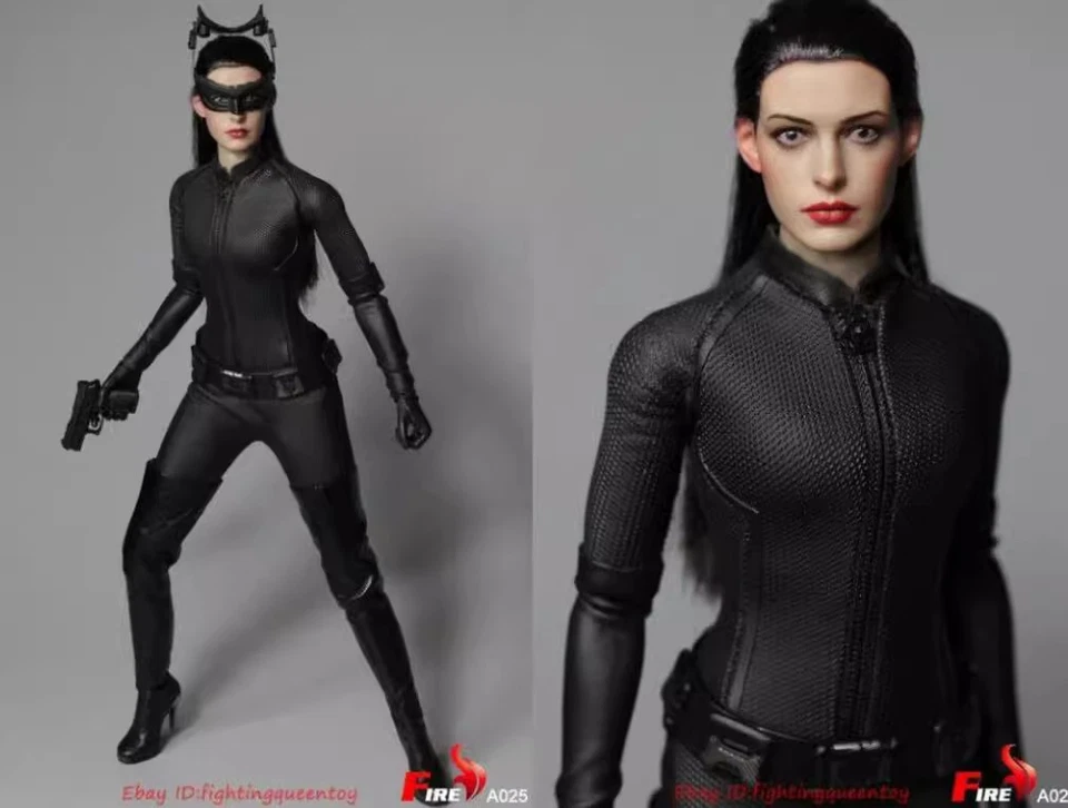 Figura de acción FIRE A025 1/6 Catwoman Selina Kyle Batman modelo muñeca PVC Foto 4 de 4