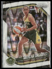 2025 Panini Prizm WNBA #123 Skylar Diggins White Seismic Prizms
