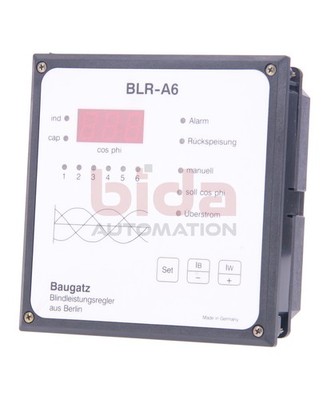 Baugatz BLR-A6 Blindleistungsregler Power Factor Controller