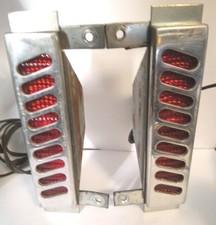 Vintage After Market Chrome Marker Lights Unknown Brand See Pictures For Size.