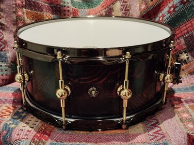 SSS Solid Shell Shop Custom Snare Drum Unikat Stave Kessel