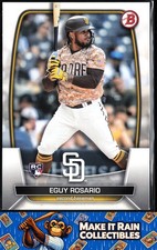 Eguy Rosario 2023 Bowman #63 San Diego Padres Rookie RC