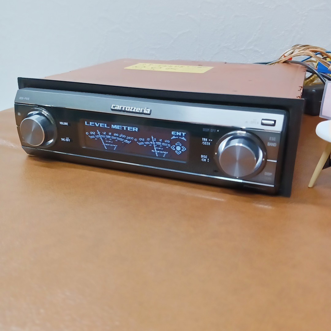 Pioneer Carrozzeria DEH-P910 1DIN CD DSP SFC AUX Head Unit Tested