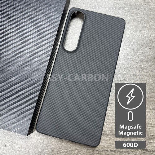 Real Carbon Case For Sony Xperia 1 VII Aramid Magsafe Magnetic Case Cover Armor - Picture 10 of 10