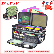Double-Layer Carrying Case For Cricut Maker 4,Maker 3,Explore 4,Explore 3,Air 2