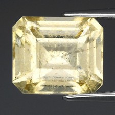 💎 4.91ct 10x8.5mm Octagon Natural Yellow Grossular Garnet - Africa Gemstone