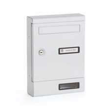 Cassetta postale in alluminio verniciata bianco 9001 Silmec 10-351.01
